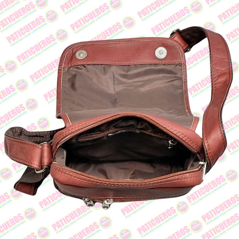 Bolso Manos Libres Grande Tipo Mensajero en Cuero Bovino para Hombre | Venta al Por Mayor