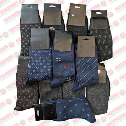 Docena de Medias Clásicas Formales al Por Mayor – Paquete x 12 Pares para Revendedores y Dotaciones