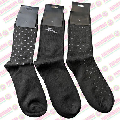 Docena de Medias Clásicas Formales al Por Mayor – Paquete x 12 Pares para Revendedores y Dotaciones