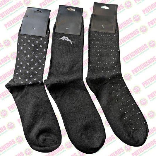 Docena de Medias Clásicas Formales al Por Mayor – Paquete x 12 Pares para Revendedores y Dotaciones