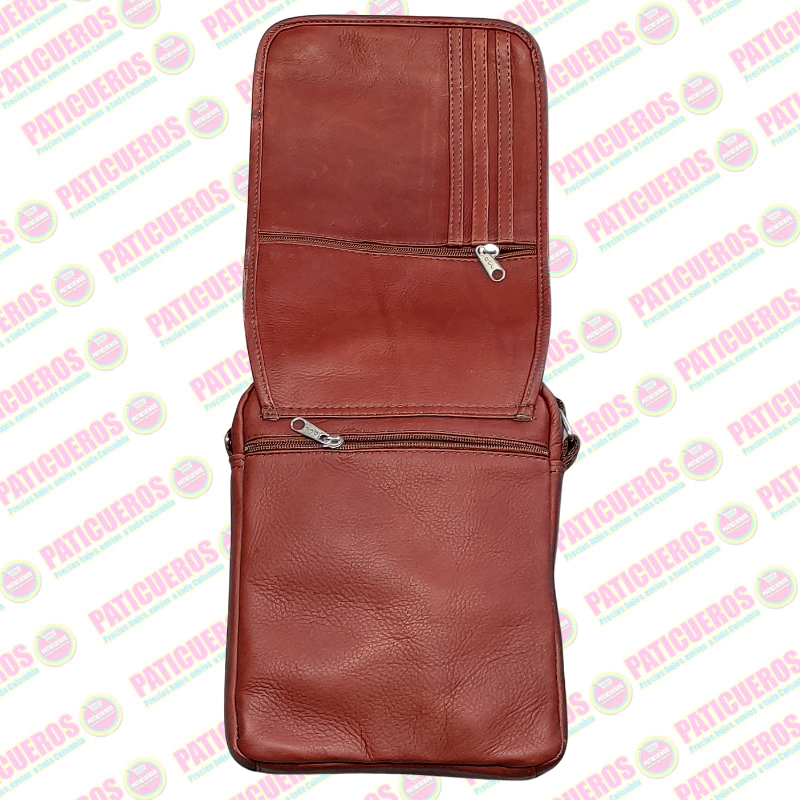 Bolso Manos Libres Grande Tipo Mensajero en Cuero Bovino para Hombre | Venta al Por Mayor