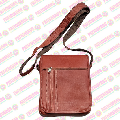 Bolso Manos Libres Grande Tipo Mensajero en Cuero Bovino para Hombre | Venta al Por Mayor