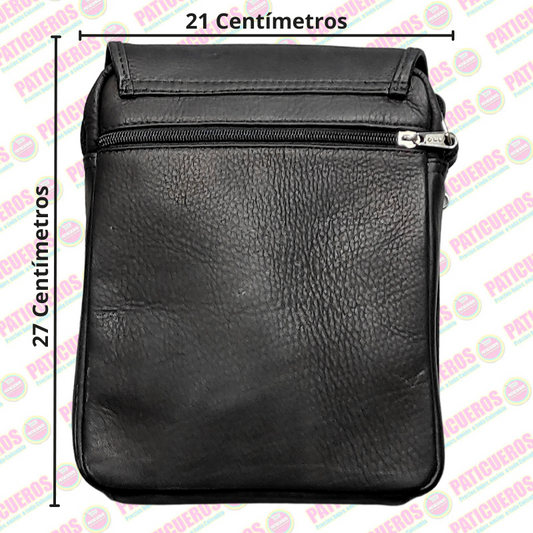 Bolso Manos Libres Grande Tipo Mensajero en Cuero Bovino para Hombre | Venta al Por Mayor