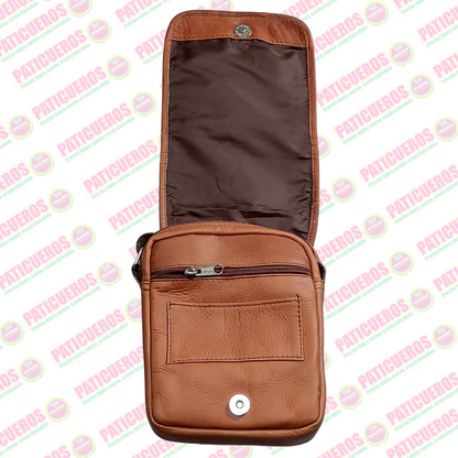 Bolso Manos Libres Pequeño para Hombre en Cuero Bovino | Venta al Por Mayor