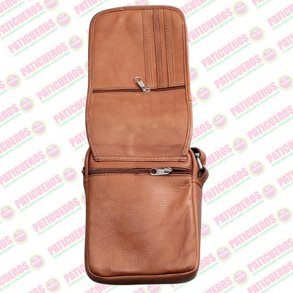 Bolso Manos Libres Pequeño para Hombre en Cuero Bovino | Venta al Por Mayor
