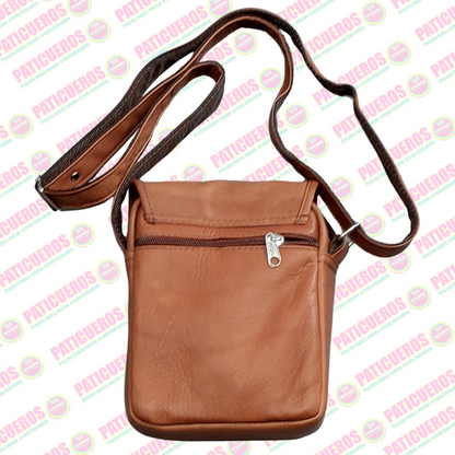 Bolso Manos Libres Pequeño para Hombre en Cuero Bovino | Venta al Por Mayor