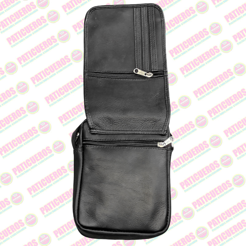 Bolso Manos Libres Pequeño para Hombre en Cuero Bovino | Venta al Por Mayor