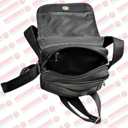 Bolso Manos Libres Pequeño para Hombre en Cuero Bovino | Venta al Por Mayor
