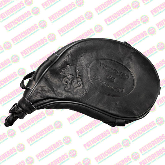 Licorera Cantimplora Tipo Bota en Cuero Bovino al Por Mayor | Para Bebidas Frías y Calientes