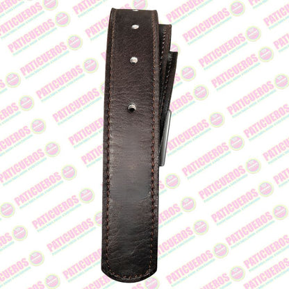 Cinturón con Bolsillo Secreto para Billetes en Cuero Bovino | Antirrobo al Por Mayor