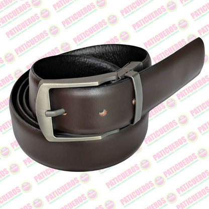 Cinturones en Cuero Bovino Doble Faz al Por Mayor | Hebilla Giratoria de Alta Resistencia - Línea Masculina