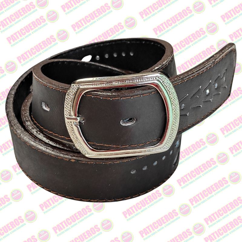 Cinturones en Cuero Bovino Grabado para Mujer | Venta al Por Mayor y Fábrica