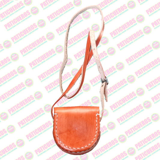 Estuche Porta Tejo Universal en Cuero Bovino | Dotación para Canchas y Mayoristas