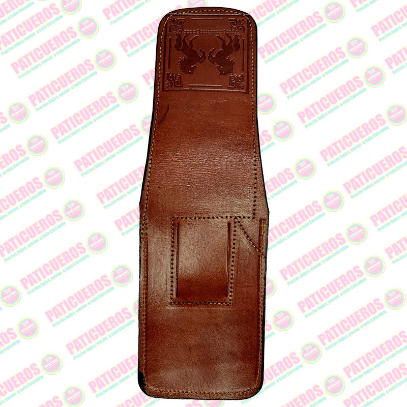 Estuche Porta Celular Universal en Cuero Bovino para Cinturón | Venta al Por Mayor