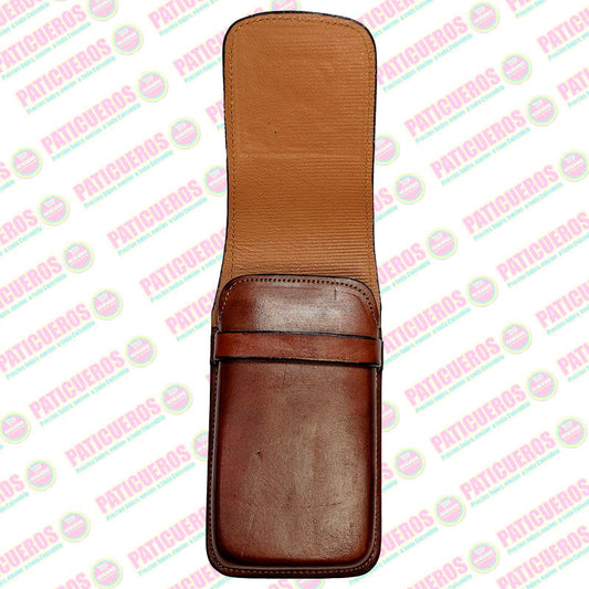 Estuche Porta Celular Universal en Cuero Bovino para Cinturón | Venta al Por Mayor