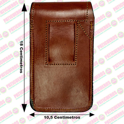 Estuche Porta Celular Universal en Cuero Bovino para Cinturón | Venta al Por Mayor