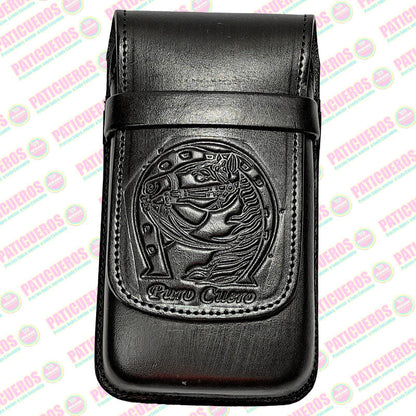 Estuche Porta Celular Universal en Cuero Bovino para Cinturón | Venta al Por Mayor