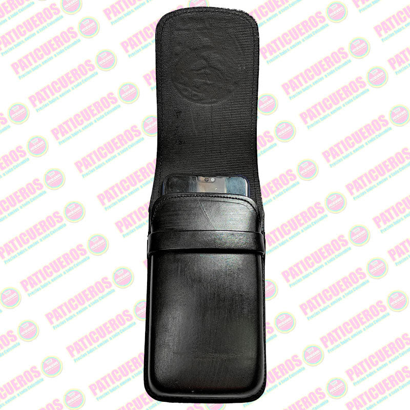 Estuche Porta Celular Universal en Cuero Bovino para Cinturón | Venta al Por Mayor